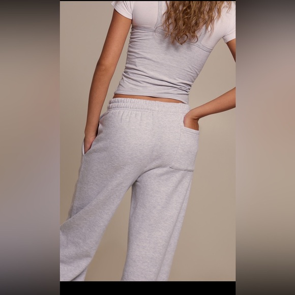 🆕🤍Ash Grey Casual Cuffed Joggers - Picture 4 of 6